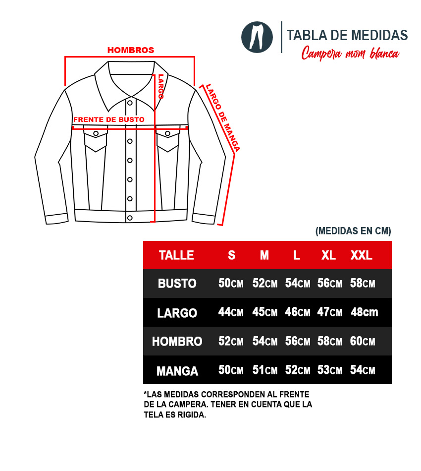 medidas del jean
